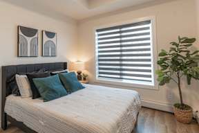 Comfortable Bedroom at Vista Apartments at Edgemont, Edmonton, AB