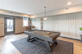 Billiards Table at Vista Apartments at Edgemont, Edmonton