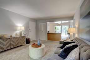 Living Room With Kitchen at Oaks at Oxon Hill, Maryland