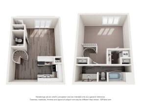a 2176 sq ft floor plan  1 bedroom  129