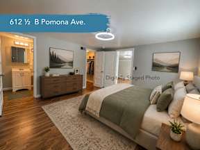 Master bedroom with ensuite and walk-in closet at OSM Properties Homes & Apartments, California, 95926