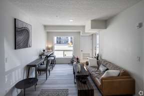 Dining And Living Area at Hills on 36, Edmonton