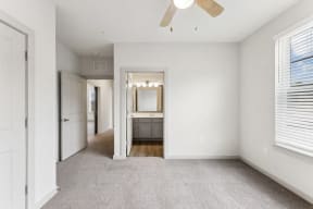 bedroom with closet