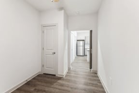 bedroom with closet