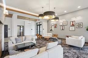Yard Social House with seating area located at Deforest Yards apartments in DeForest, WI