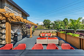 Outdoor Patio And Grill at Cosmopolitan Apartments, Pennsylvania, 15237