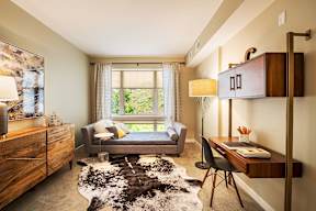 Modern Living Room at Cosmopolitan Apartments, Pittsburgh