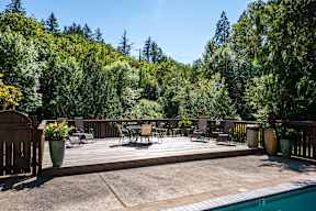 Spacious Patio With Sitting Arrangements at Timberlee, Portland, OR, Oregon