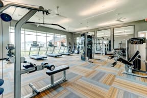 24hr Fitness Center with Cardio Machines