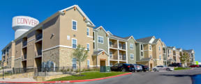buildings at the heights at converse apartments in texas
