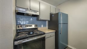 Eclipse Apartments Duluth GA kitchen tile backsplash