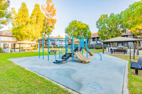the playground at the preserve at at Metro 3610, California