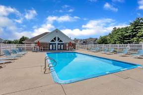 Community swimming pool at Arbor Crossings Muskegon MI