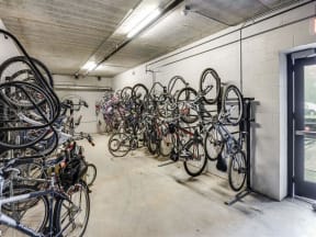 Bike Storage at Bluestone Flats, Minnesota