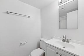 Bathroom with Toilet at Ocean Villas Apartments, Oxnard