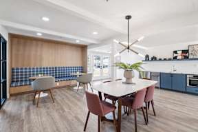 Modern Dining Room at Ocean Villas Apartments, Oxnard, CA 