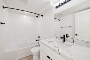 Bathroom with Sink at Ocean Villas Apartments, Oxnard, CA 