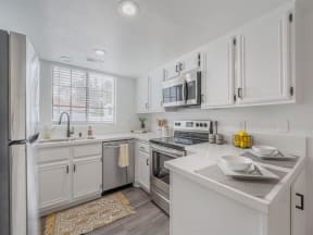 Fully Equipped Kitchen at The Resort at Encinitas Luxury Apartment Homes, Encinitas, California