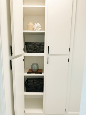 white cabinet at Mission Valley, San Diego, 92120