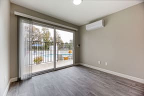 Glass Enclosed Balcony at Citra Apartments LLC, San Diego, CA, 92107