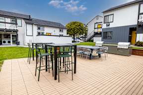 Patio with Grilling Station at The Gates at the Marina Apartments, Marina, 93933