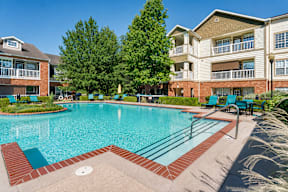 sparkling pool at the reserve
