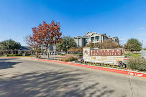 Property Entrance at Platinum Castle Hills, Lewisville, Texas