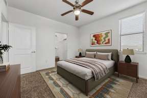 Modern Bedroom at Platinum Castle Hills, Lewisville, Texas