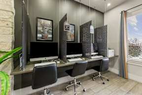 Modern Office at Legacy Flats Apartments, San Antonio