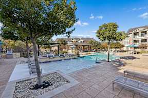 Poolside Lounge Space at Platinum Castle Hills, Lewisville, TX, 75056