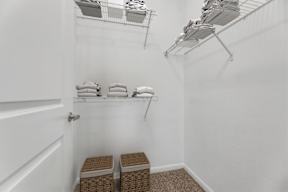 Laundry Closet at Platinum Castle Hills, Texas