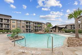 Luxury Swimming Pool at Legacy Flats Apartments, San Antonio, Texas