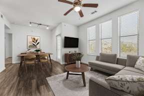 Modern Living Room at Platinum Castle Hills, Lewisville