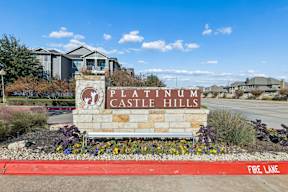 Property Signage at Platinum Castle Hills, Lewisville, Texas