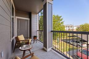 Private Balcony at Platinum Castle Hills, Texas, 75056