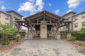Covered BBQ Pavilion at Legacy Flats Apartments, San Antonio