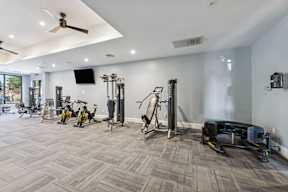 Fitness Room at Platinum Castle Hills, Lewisville, Texas