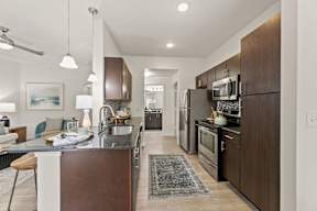 Luxury Kitchen at Legacy Flats Apartments, San Antonio, TX, 78254