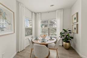 Dining Area at Legacy Flats Apartments, San Antonio