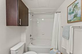 Full Bathroom at Legacy Flats Apartments, San Antonio, 78254