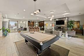 Billiard Table at Legacy Flats Apartments, San Antonio, TX
