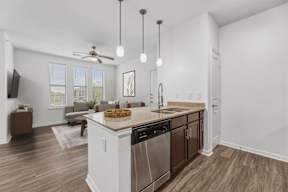 Contemporary Kitchen at Platinum Castle Hills, Texas, 75056