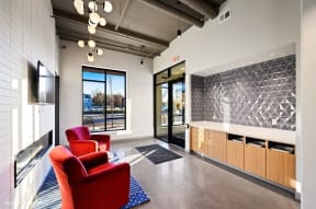 Lake Street Dwelling common area, Minneapolis, Minnesota