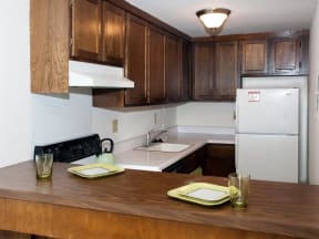 Gold Crest Apartments Kitchen, Hopkins, Minnesota