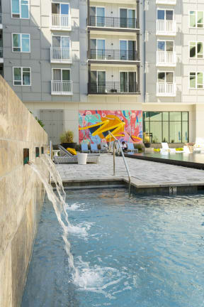 Courtyard Waterfall at Mosaic Summit Pointe, Chesapeake, VA, 23320