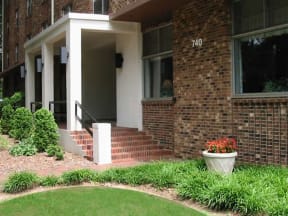 Entrance at Wedgwood Apartments in Raleigh, NC