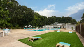 Pines of York, Pool Area , Cornhole, York Town