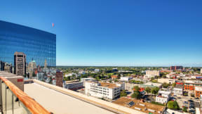 View From Rooftop Terrace at Residences at Richmond Trust, Virginia