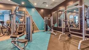 Gym at Evening at Mosaic Summit Pointe VA, 23320