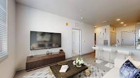 Living Area With Kitchen View at Railside at Wadsworth Station, Colorado, 80214